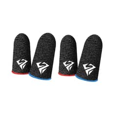 GENERICO - Pack 4 Dedales Gamer Fundas Para Dedos Pugb Cod Freefire Azul Y Rojo