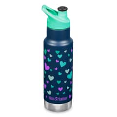 KLEAN KANTEEN - Botella Niños Classic Insulated Sport 355 ml - Navy Hearts