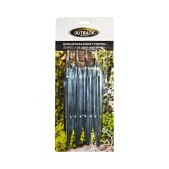 OUTBACK - Estacas Para Carpa Y Vientos