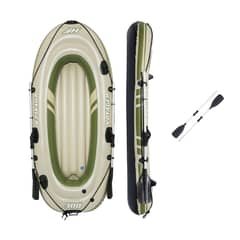 BESTWAY - BOTE INFLABLE VOYAGER 3000 – SET REMOS –