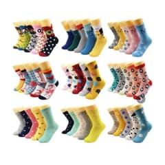 EVERSO - Pack 12 Calcetines Diseños Variados Algodón Para Mujer Largar