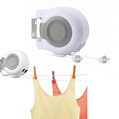 CASATUA - Tendedero Retractil Colgador Ropa Pared Doble Linea