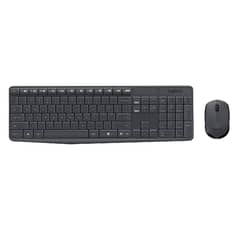 LOGITECH - Teclado y Mouse MK235 Negro Antiderrame Español