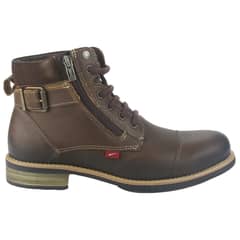 FERRACINI - Bototo Hombre Cuero Café 9873