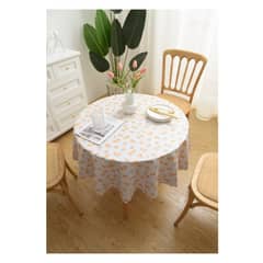 HOMER DESIGN - Mantel Redondo 120cm Protector De Pvc Para Mesa Comedor impermeable