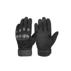 GENERICO - Guantes de Moto Protección de Nudillos Negro
