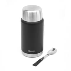 SIMPLIT - Termo de Comida Insulado Acero Inox 750 ml Negro