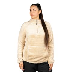 BLUE MOUNTAIN - Polar Chiporro Outdoor Cervino Mujer Beige