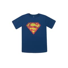 DC COMICS - Polera Niño Superman Escudo Cool Azul