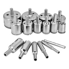 AIZO - Brocas Copa Para Cerámicos Mármol Vidrio Piedra 16pcs 6-50mm