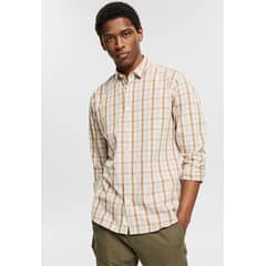 ESPRIT - Camisa A Cuadros Manga Larga Hombre