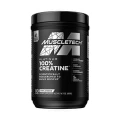 MUSCLETECH - CREATINA PLATINUM - 400 GR - SIN SABOR -