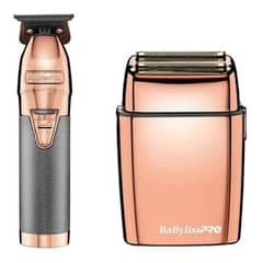 BABYLISS PRO - Combo Kit BabylissPro Patillera + Afeitadora Rose Gold