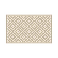 DAVANTI - Alfombra Decorativa Living y Terraza Rombos Arena 140X220Cm