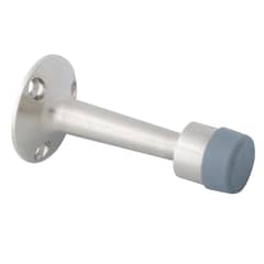 ODIS - Tope Puerta Recto a Muro - Plata Satinado