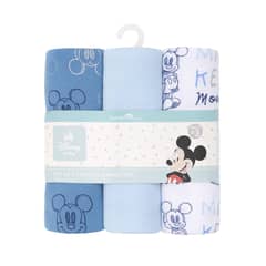 BAMBINO - Set de 3 Pañales Tutos para bebé azules