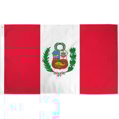 GENERICO - Bandera de Perú de 90cm x 60cm