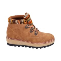 POLICE - Botin Mujer Camel Nobuck 21