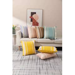 GENERAC - Funda de cojín Trenzada colores Pack 2