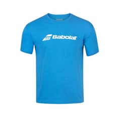 BABOLAT - Polera Tenis-Exercise Tee Men Blue Aster