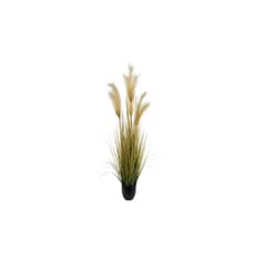 THE GREEN ELEMENT - Planta artificial Grass Amarillo Con Flor 120 Cm