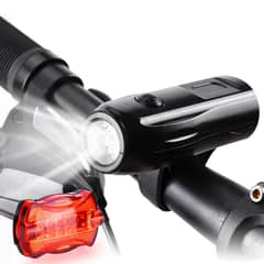 DEFENSOR FOREVER - Set de luz delantera y trasera para bicicletas