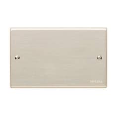 BTICINO - Placa Ciega Aluminio Oxidal con tornillo 998