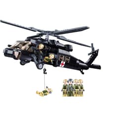 SLUBAN - Helicoptero MH-60M Blackhawk FACH compatible Lego