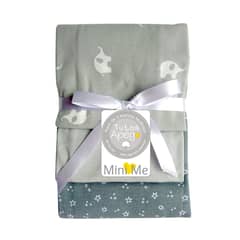 MINI ME - Pack de Manta Tuto para bebé gris