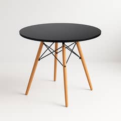 KLIK - Mesa de Comedor Eames 100cm redonda - Negra