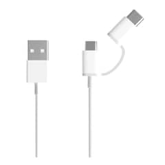 XIAOMI - Mi 2-in-1 USB Cable Micro USB to Type C