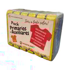 ANILINAS MONTBLANC - Anilinas Pack Primarios y Auxiliares Montblanc Cajita Dorada