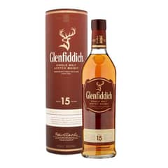 GLENFIDDICH - Whisky 15 años, Single Malt - Dorado