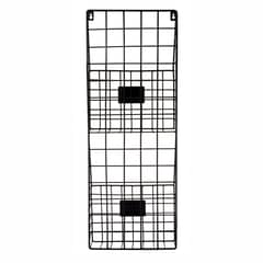 OWI - Revistero Metal Doble Negro
