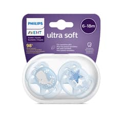 AVENT - Chupete Ultra Ballena Estrella 6-18m 2UN
