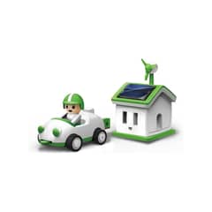 DBLUE - Juguete Auto Solar Armable