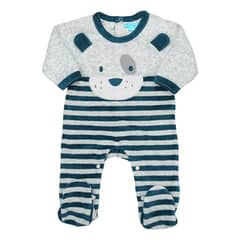 PUMUCKI - Osito de Plush Oso Rayas Gris Niño
