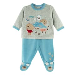 PUMUCKI - Conjunto de Plush Bear Gris Niño