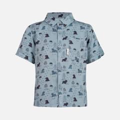 LIPPI - Camisa Niño Cliff Shirt Print Azul Piedra