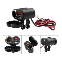 GENERICO - Cargador Usb Y Encendedor Para Automóvil y Motos 12v