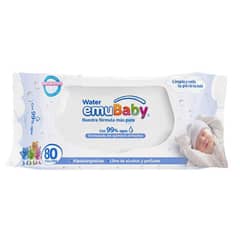 EMUBABY - Toallitas Húmedas Emuwipes Water Premium 80 Un C/u
