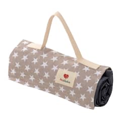 AMAMANTAS - Manta JUMBO GIGANTE 2.5 Metros de Picnic y Playa Impermeable Beige