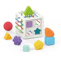 HUANGER - Cubo de Encaje y Sensorial Montessori