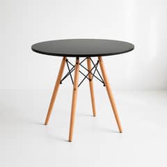 KLIK - Mesa de Comedor Eames 80cm redonda - Negra