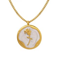 GENERICO - COLLAR MUJER BAÑADO EN ORO 18K MODELO NACAR
