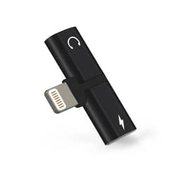 EON - Adaptador Compatible iPhone 2 En 1 Audífonos Y Carga