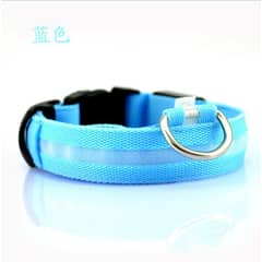 GENERICO - TALLA XL COLLAR DE LUZ LED PARA MASCOTAS Recargables CELESTE
