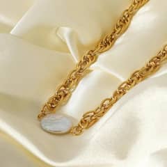 GENERICO - COLLAR MUJER BAÑADO EN ORO 18K MODELO CLEO