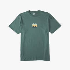 BILLABONG - Polera M/C Hombre Double Up M Tees Verde