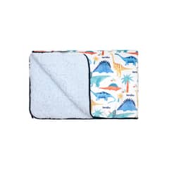BAMBINO - Frazada De Sherpa Dinosaurio Blanco